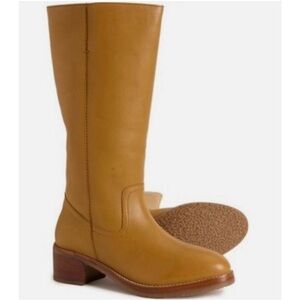 FRYE Camryn Banana Leather Tall Shaft Pull-on Boots